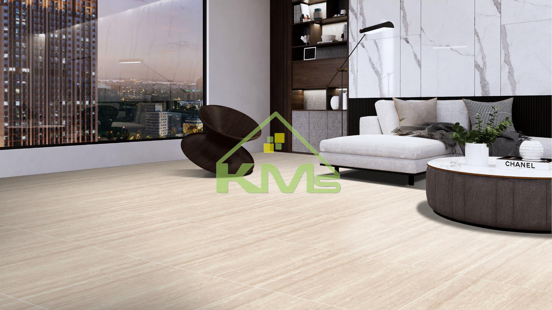 Gạch Travertine G88T06J Gạch vân đá lát nền - Gạch lát nền phòng khách